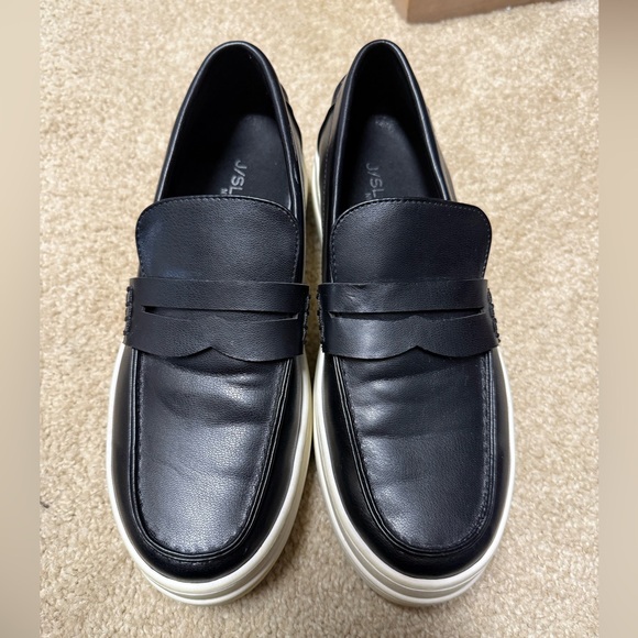 J/SLIDES Other - J/SLIDES Women’s Black Loafers size 8